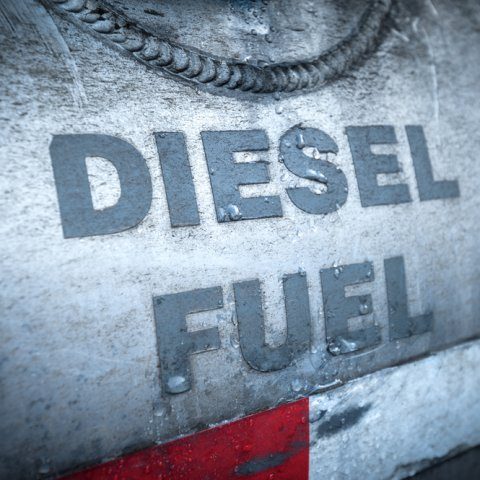 Photo of diesel fuel tank