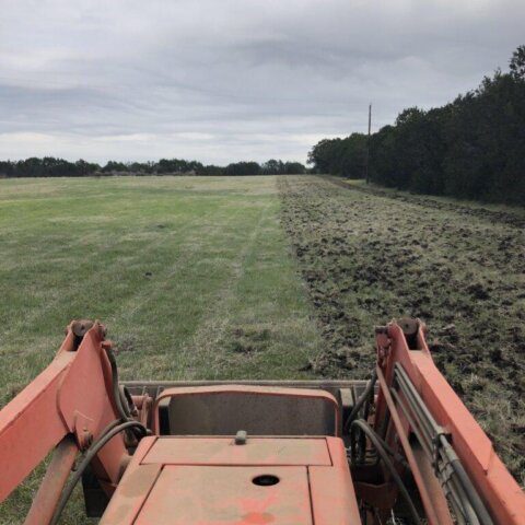 Plowing the field